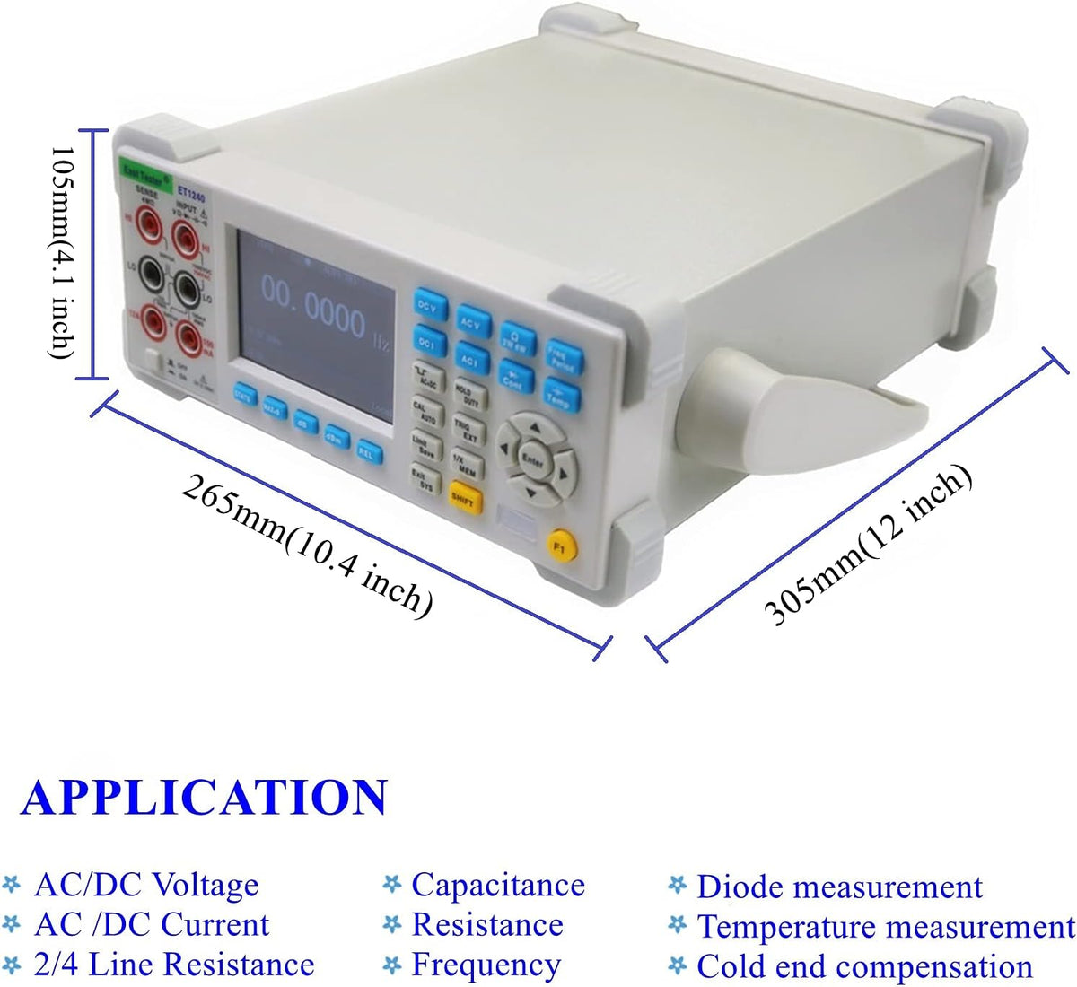 Benchtop Digital Multimeter Voltage Tester E142