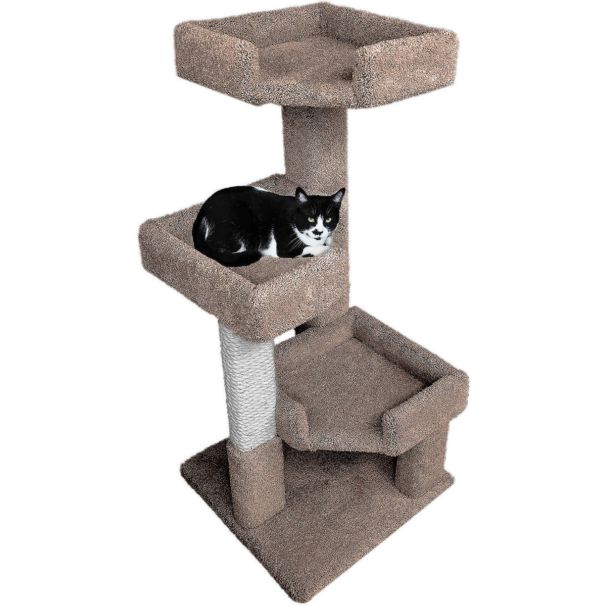 Solid Wood Triple Kitty Pad Cat Condos R289