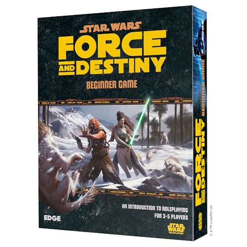 Star Wars Force and Destiny Beginner Game Sci-Fi Roleplaying Game I8655