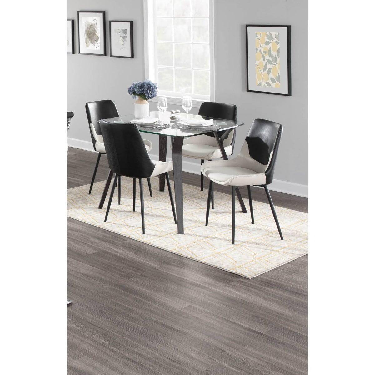 Black Wood Dinette Table F968588