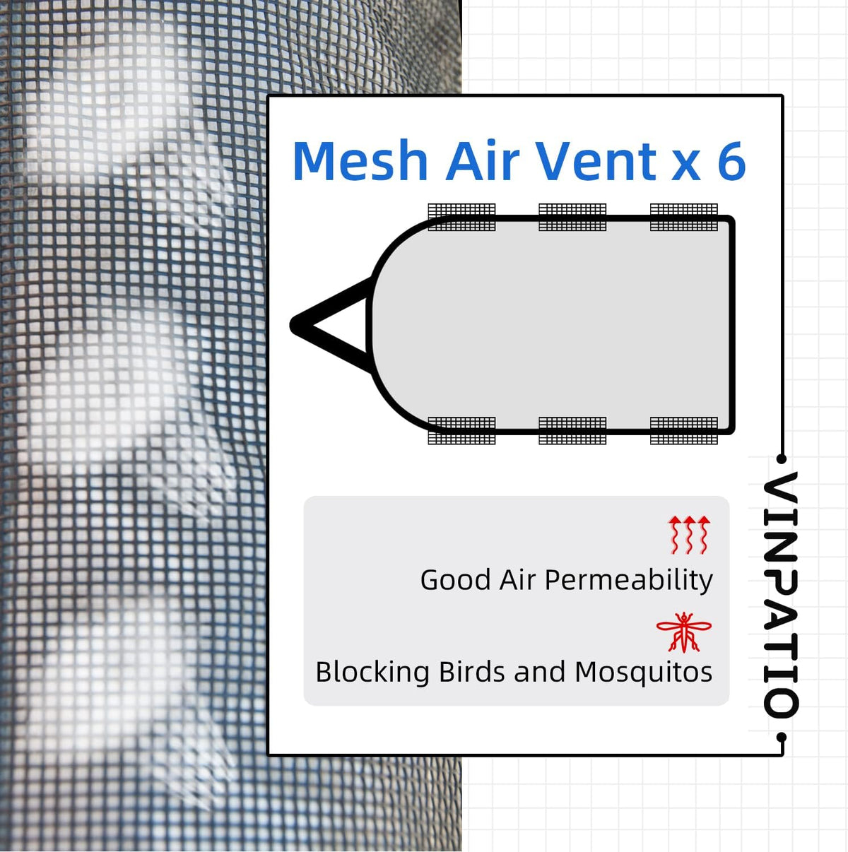 5th Wheel Cover 3 Layers Polypro Waterproof Gray A66914