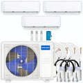 33,000 BTU 3 Zone Ductless Air Conditioner and Heat Pump U403915