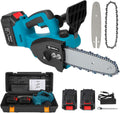 8 Inch Cordless Electric Chainsaw with 2 Batteries H570
