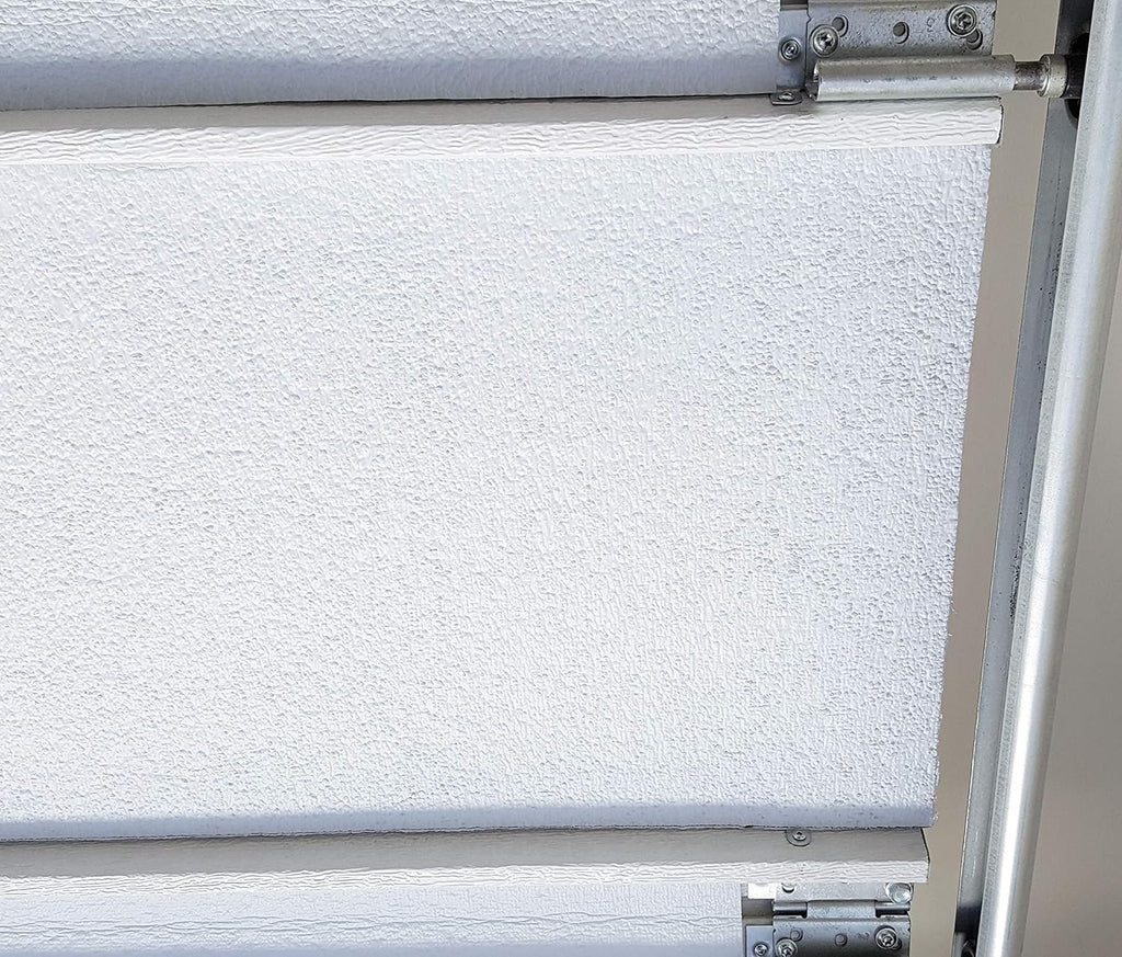 White Reflective Foam Core 2 Car Garage Door Insulation Kit 18FT Wide 6 Panel D6303