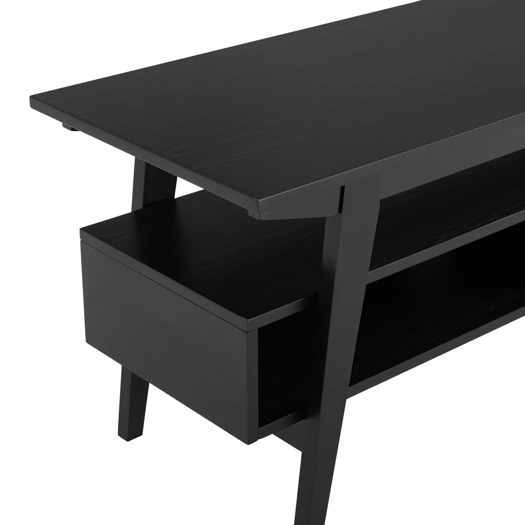 47" Black 2-Cubby TV Stand N6985