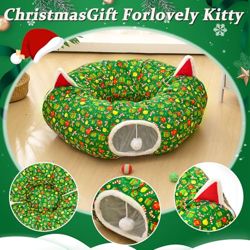 Cat Tunnel Bed with Toy Ball G3534