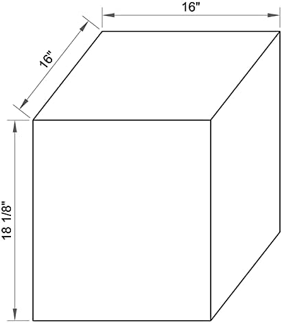 Ivory Square Accent Table V590
