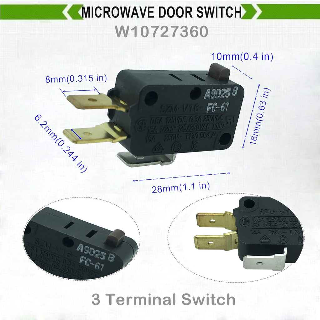 Microwave Door Switch Replacement T940