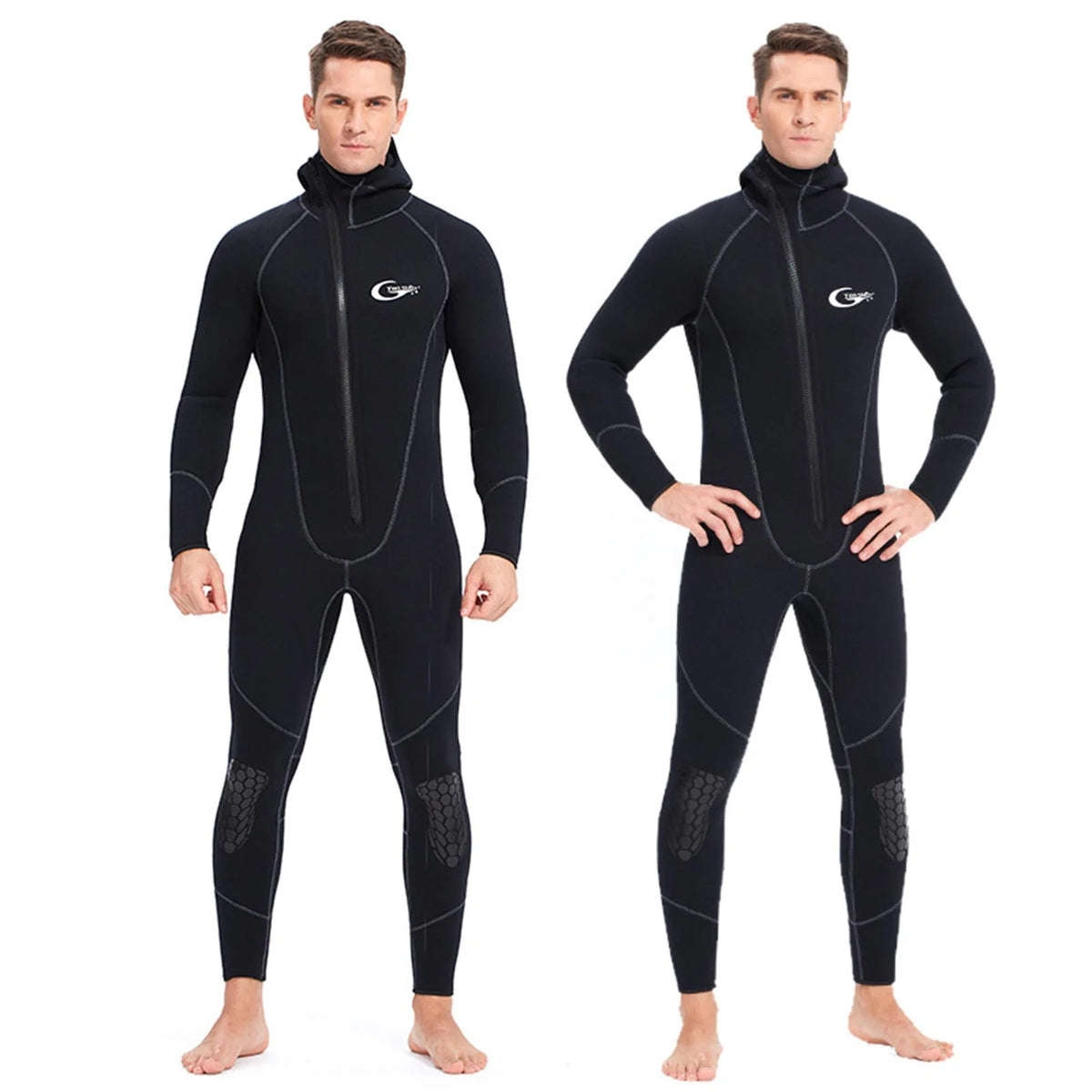Mens 5mm Hooded Neoprene Scuba Diving Suit XL O23943