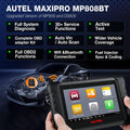 Autel Scanner MaxiPRO MP808BT PRO, OBD2 Bi-Directional Control Scan Tool with Bonus Adaptor Kit, Full Diagnostics, 31+ Services A893847