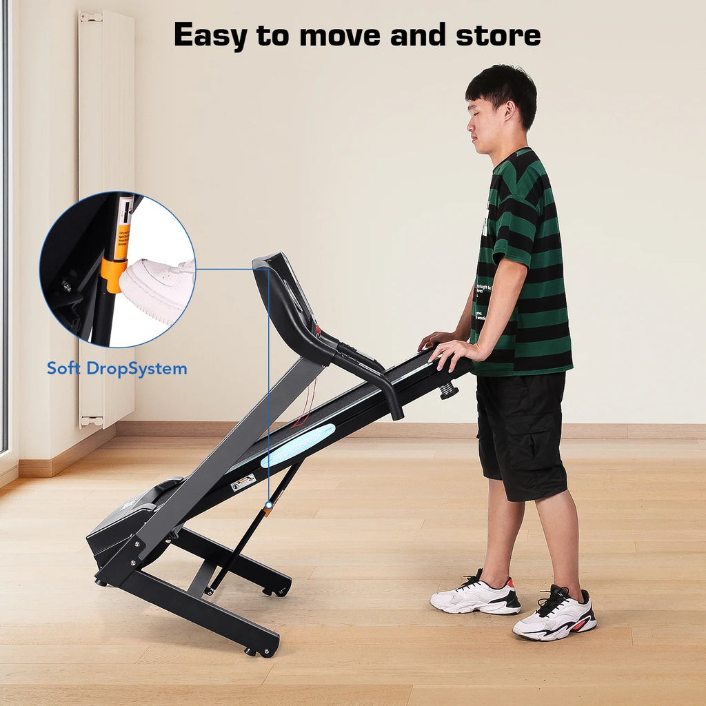 Folding Treadmill 2.5 Horse Power 15 Preset Programs Y84768