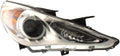 Hyundai Sonata 2011 2012 2013 Headlight Assembly Passenger Side D31867