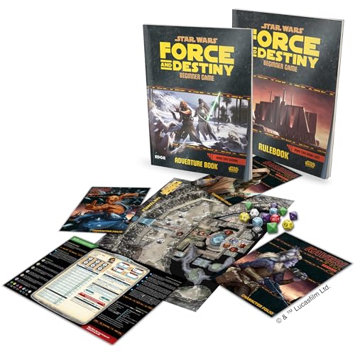 Star Wars Force and Destiny Beginner Game Sci-Fi Roleplaying Game I8655