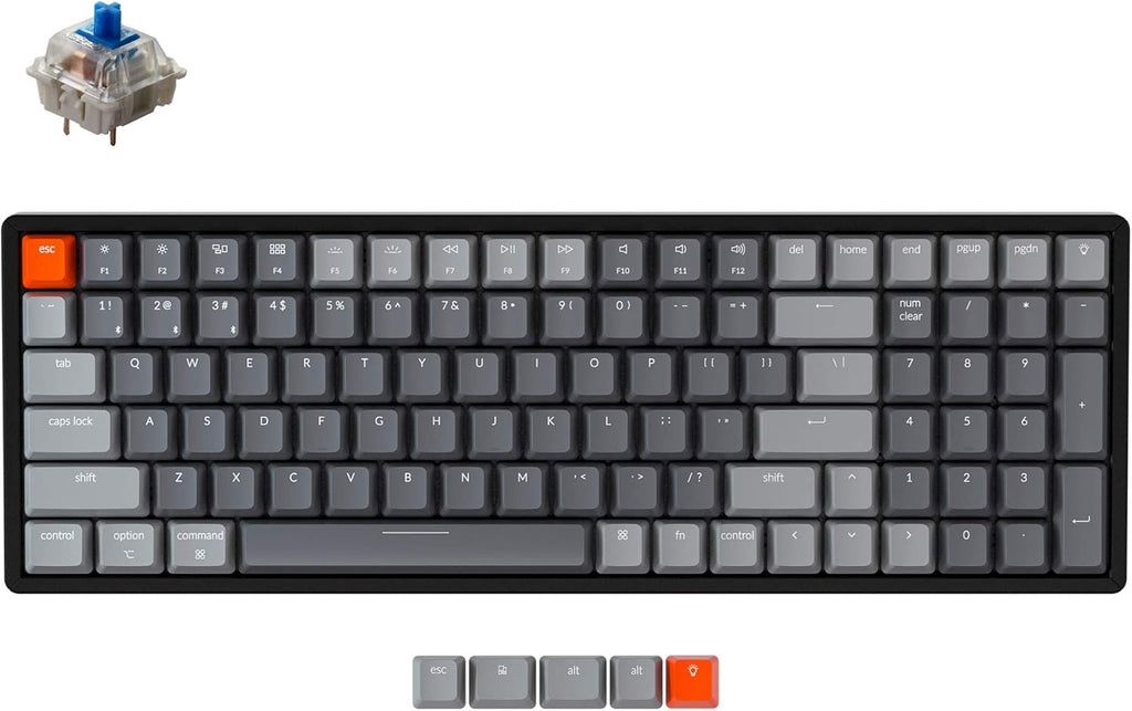 Wireless Bluetooth/USB Wired Gaming Mechanical Keyboard Y98687