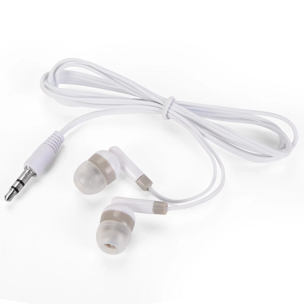 100 Packs Bulk Wired Earbuds Headphones (White) N7280