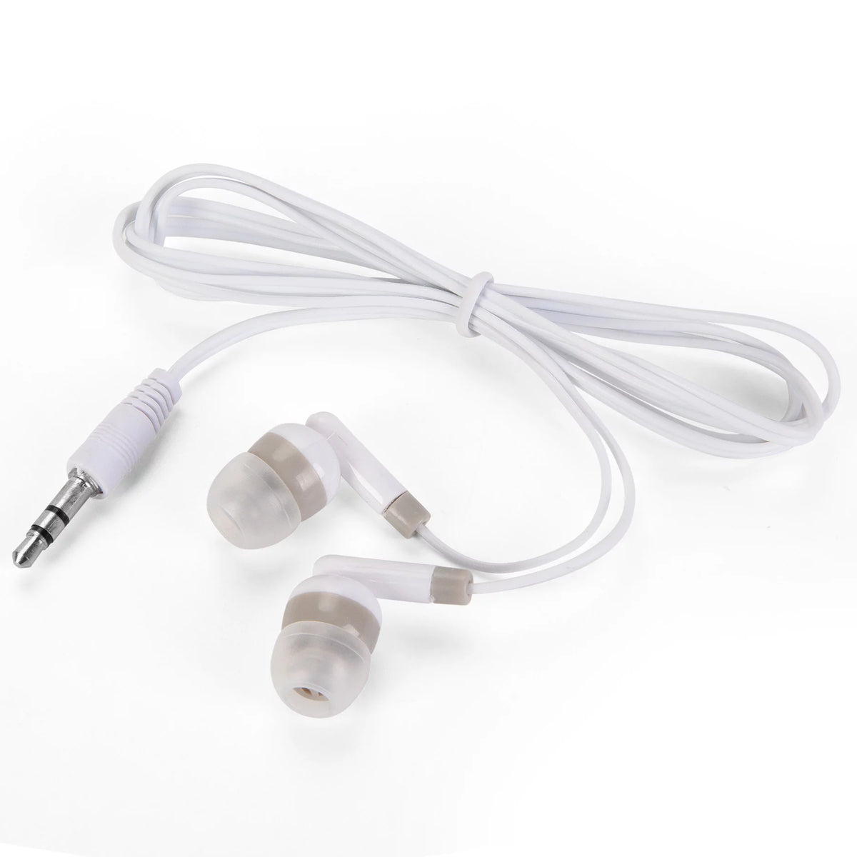 100 Packs Bulk Wired Earbuds Headphones (White) N7280