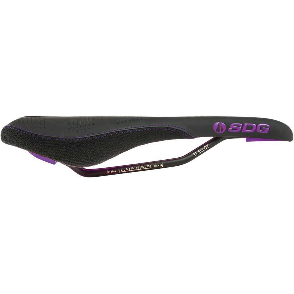 Black/Purple Ti-Alloy Saddle W5539