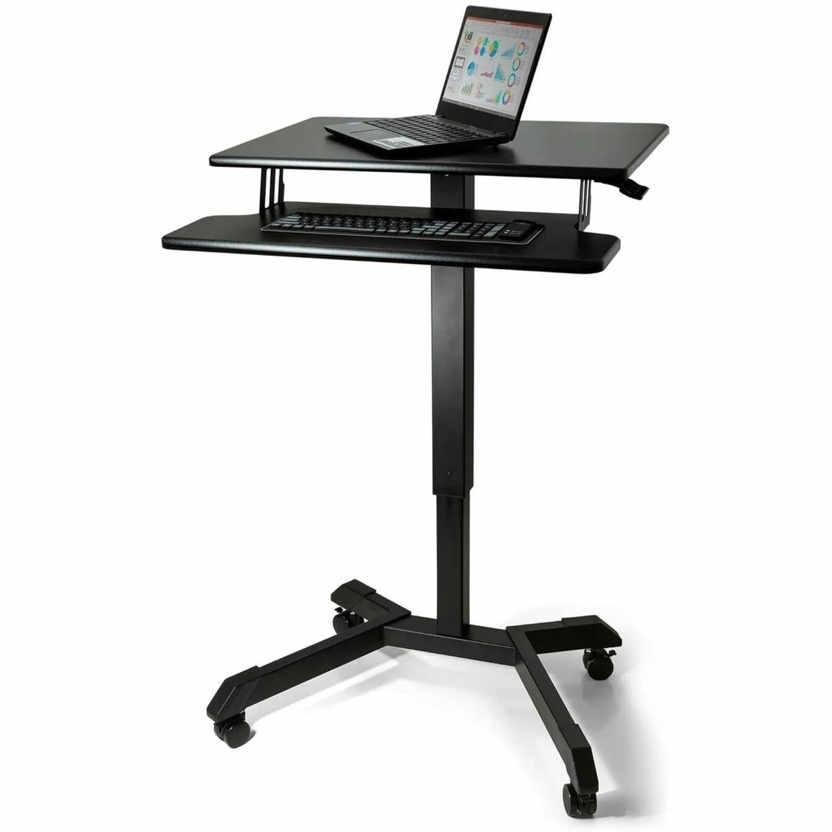 Adjustable Standing Desk with Keyboard Tray H427