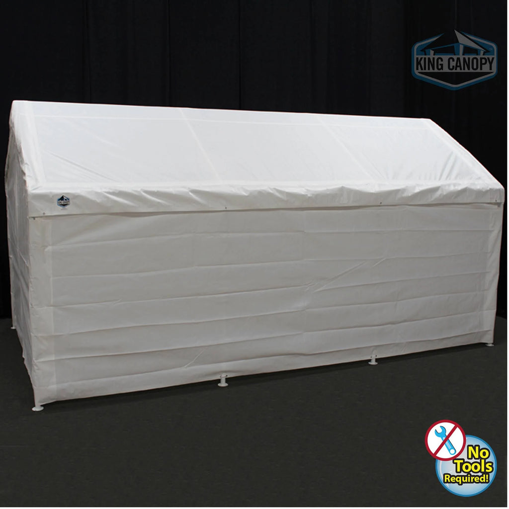White 10 ft. x 20 ft. Sidewall Kit with Windows L721239