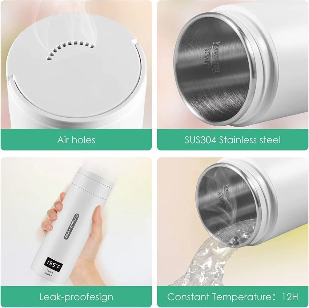 Portable Electric Kettle 300W 4-Setting Temperature Control M2077