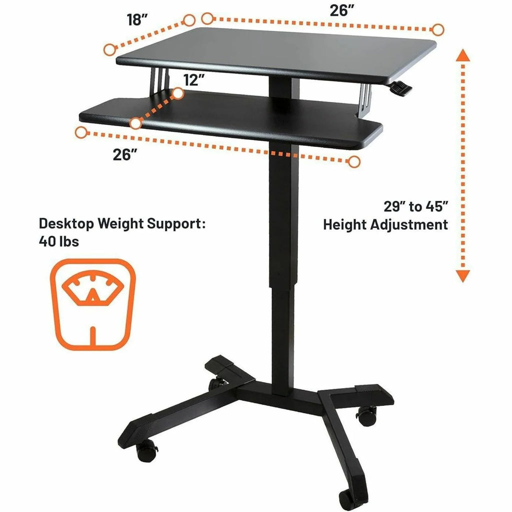 Adjustable Standing Desk with Keyboard Tray H427