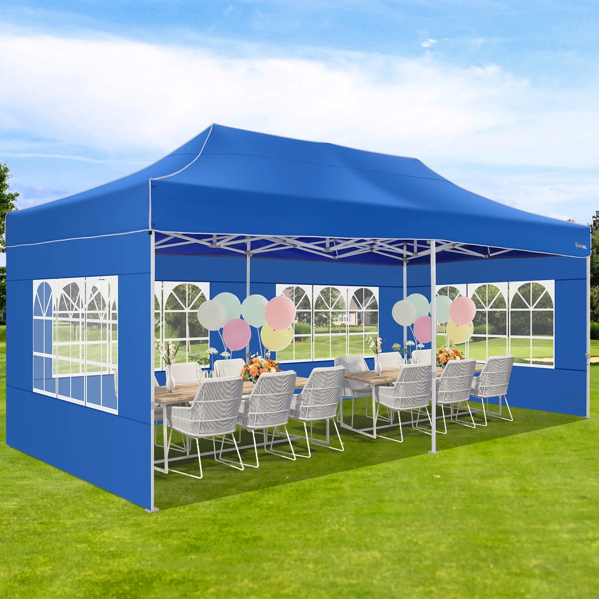 10x20 Pop Up Canopy Tent with Roller Bag H995356