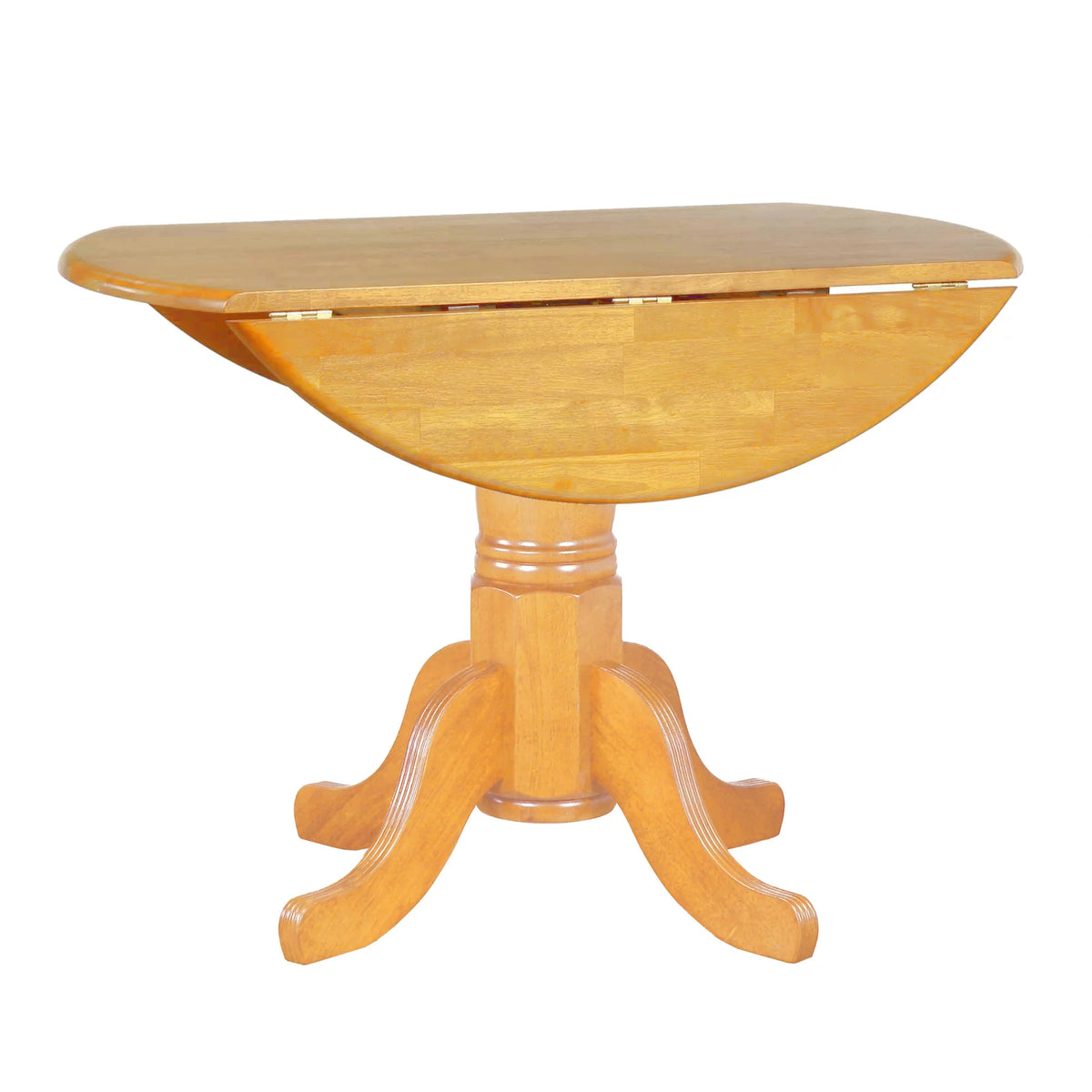 42" Round Extendable Wood Dining Table S14729