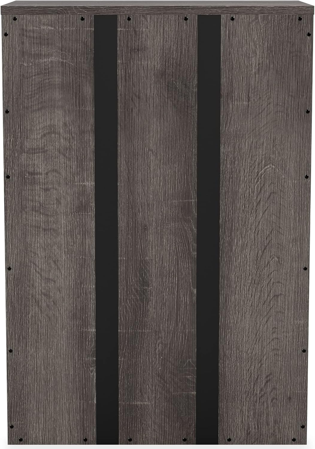 Grayish Brown Bookcase with 2 Adjustable Shelves T59477