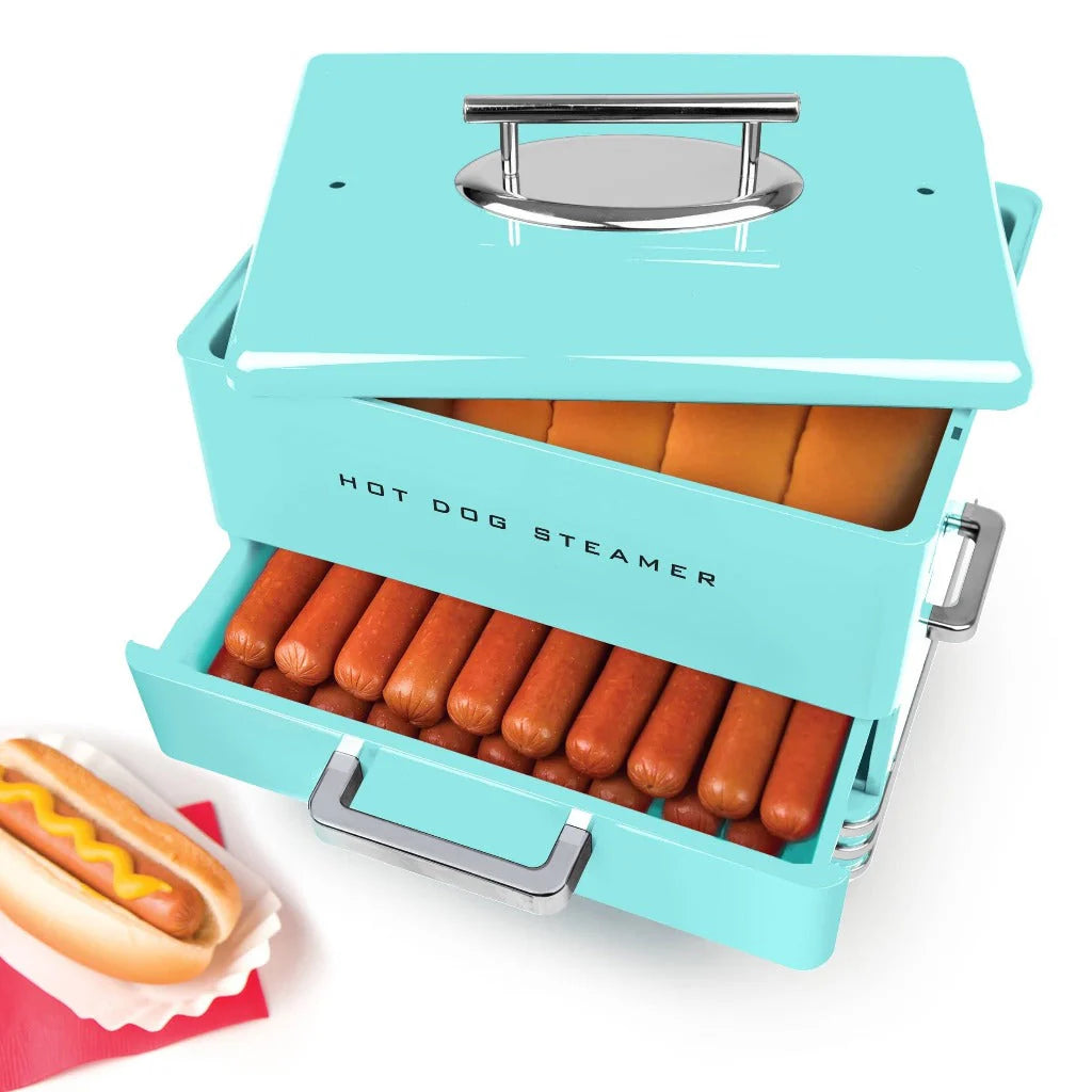 Aqua Hot Dog Steamer V3918