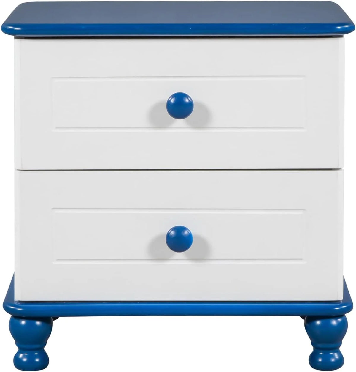 Wooden Nightstand with 2 Drawers D753256