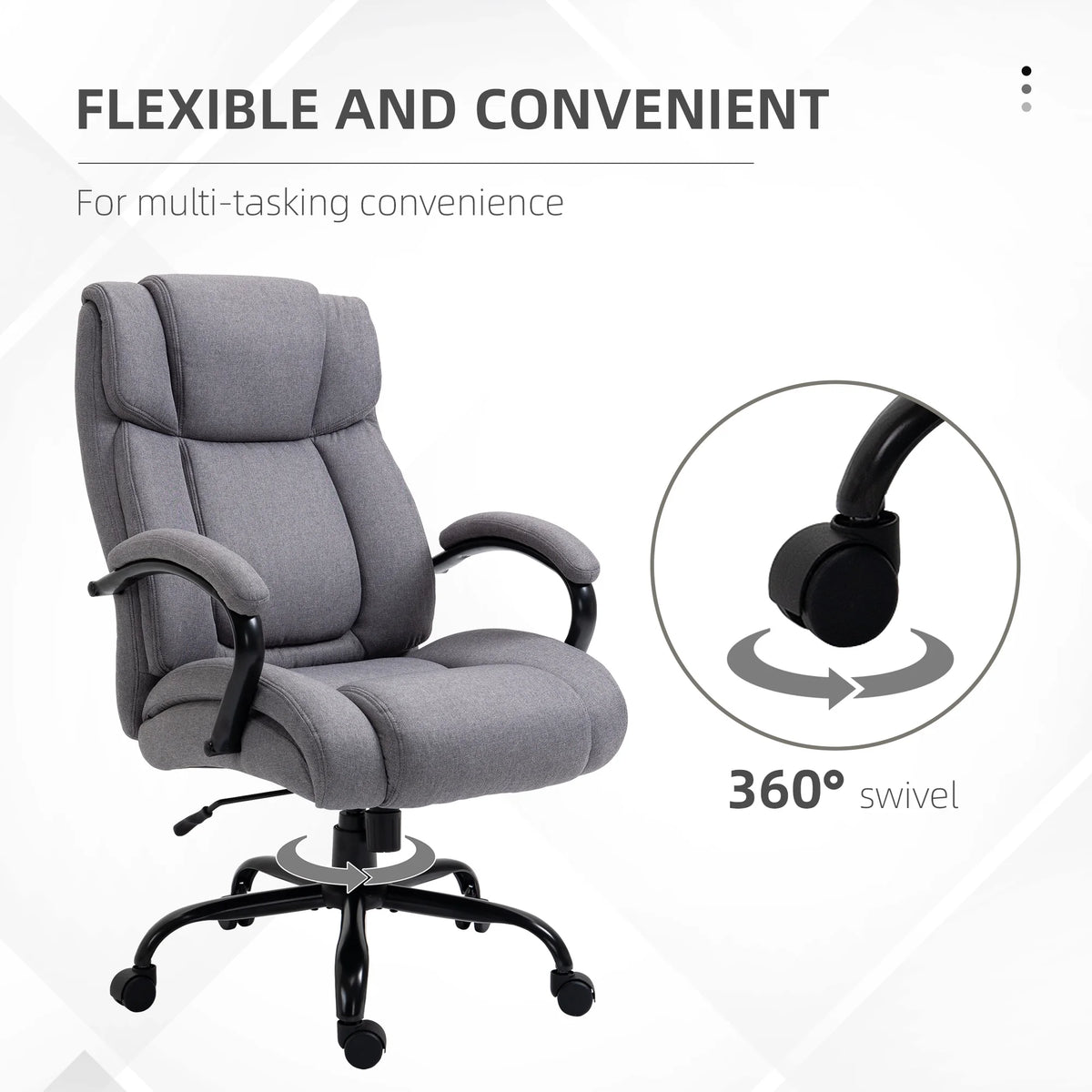 Linen Fabric Executive Office Chair F980286