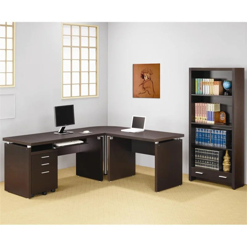 2 Piece Furniture Set with Mobile File Cabinet and Office Chair R968254
