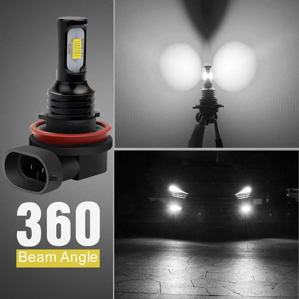 6000K White H11 High/Low Beam Headlights Z34017