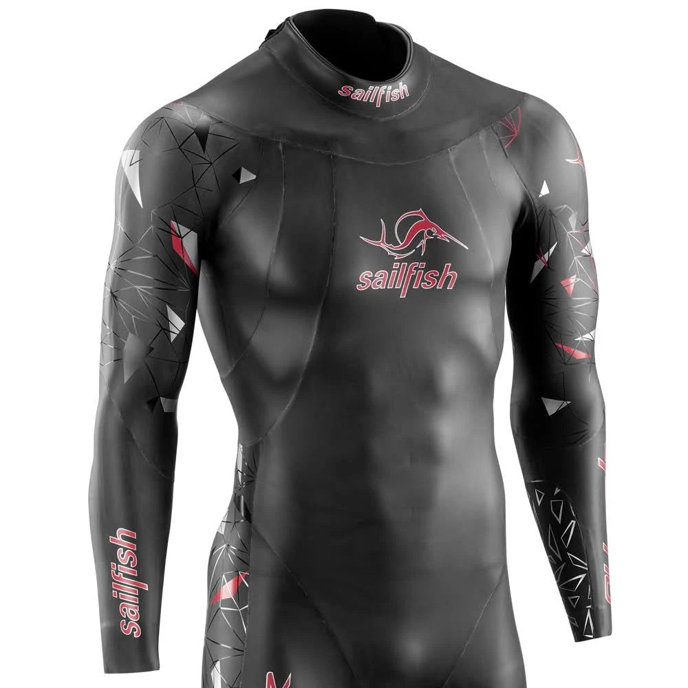 Black Red Wetsuit E1442