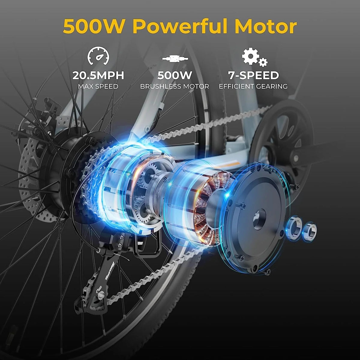 500W 480Wh Removable Battery 27.5 Electric Mountain Bike L701684