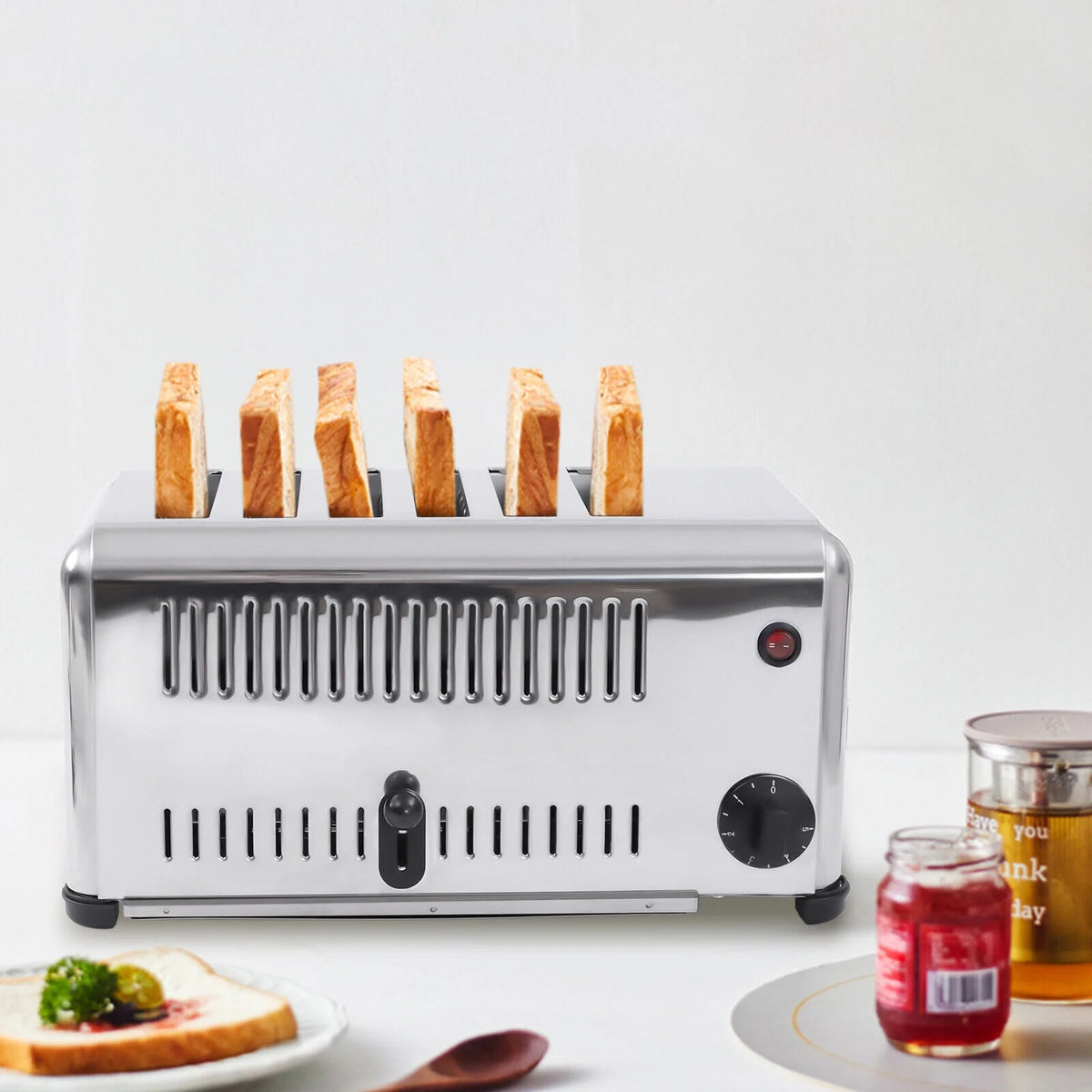 Commercial Stainless Steel Electric 6 Slice Toaster I36845