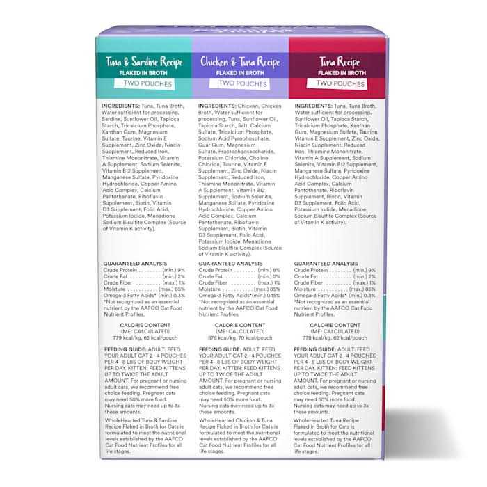 Grain Free Flaked Wet Cat Food Variety Pack L7745