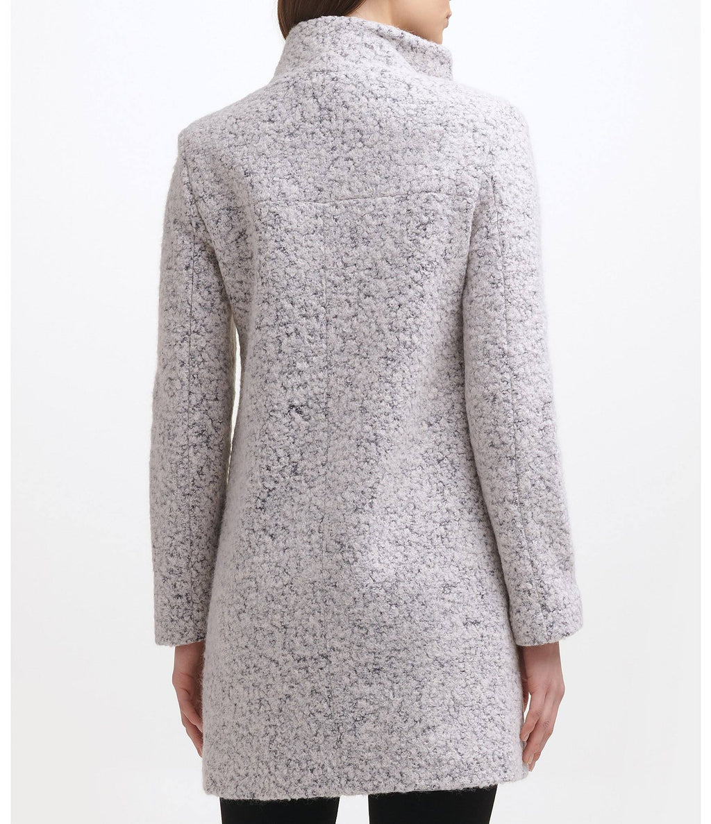Periwinkle Boucle Walker Coat X345186