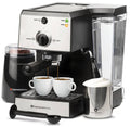 7 PC Espresso Machine and Cappuccino Maker with Built-in Steamer and Frother O5146