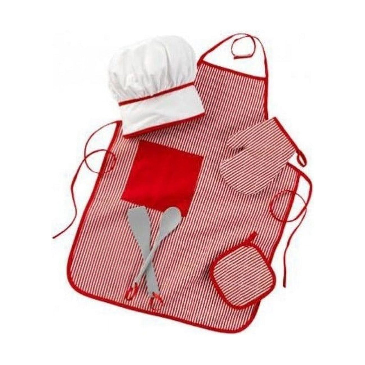 2 Piece Play Kitchen with Lights and Sounds and Chef Accessory Set G184
