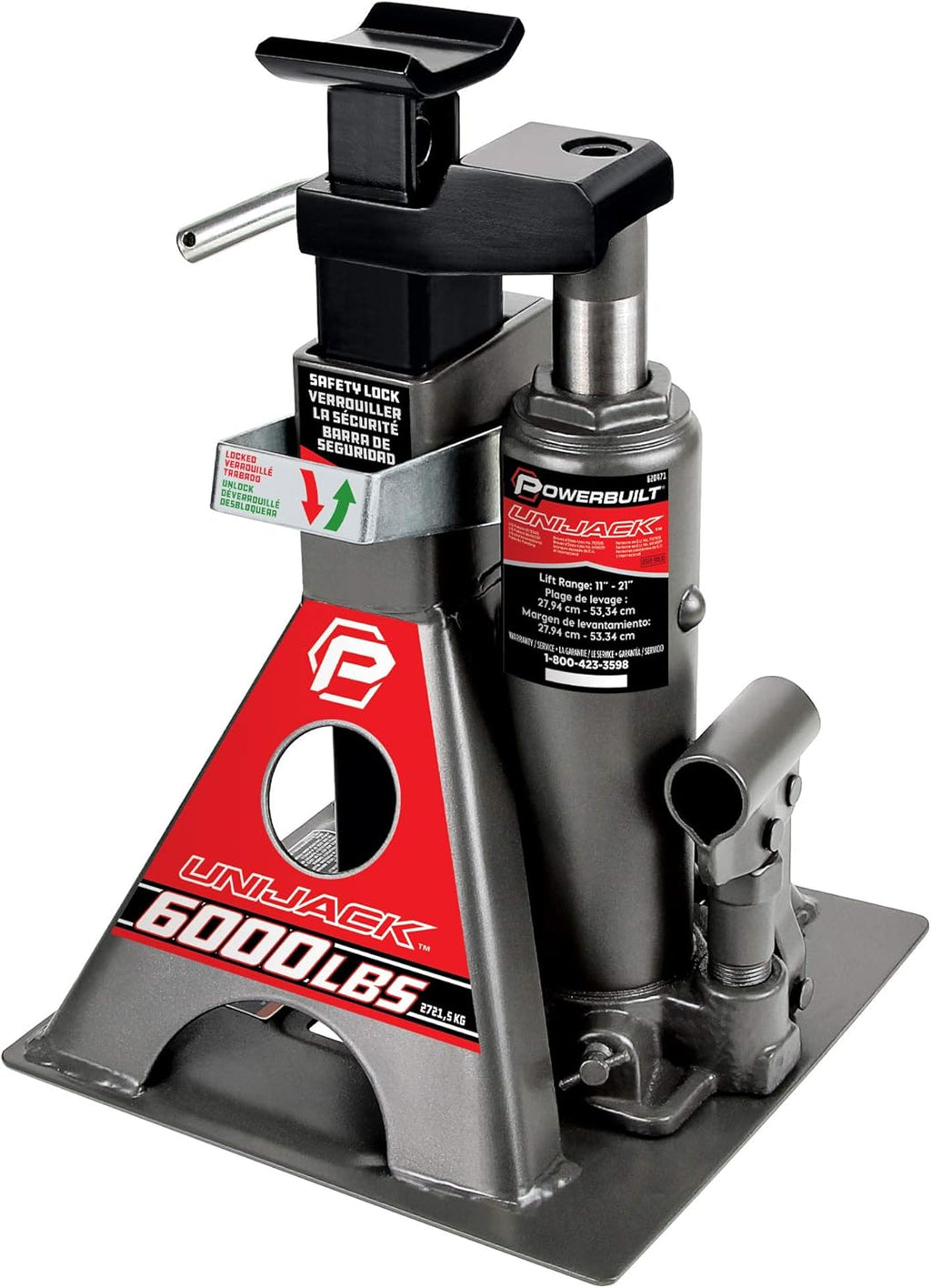 2 Ton Combination Hydraulic Bottle Jack / Jackstand I591