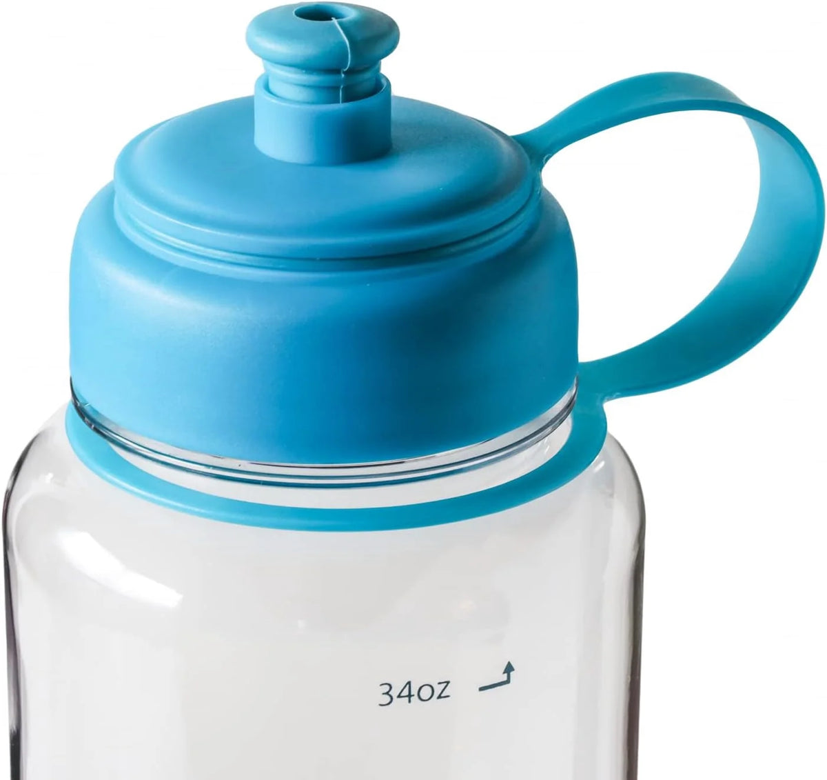 32Oz Blue Water Bottle with Rubber Airtight Lid I488