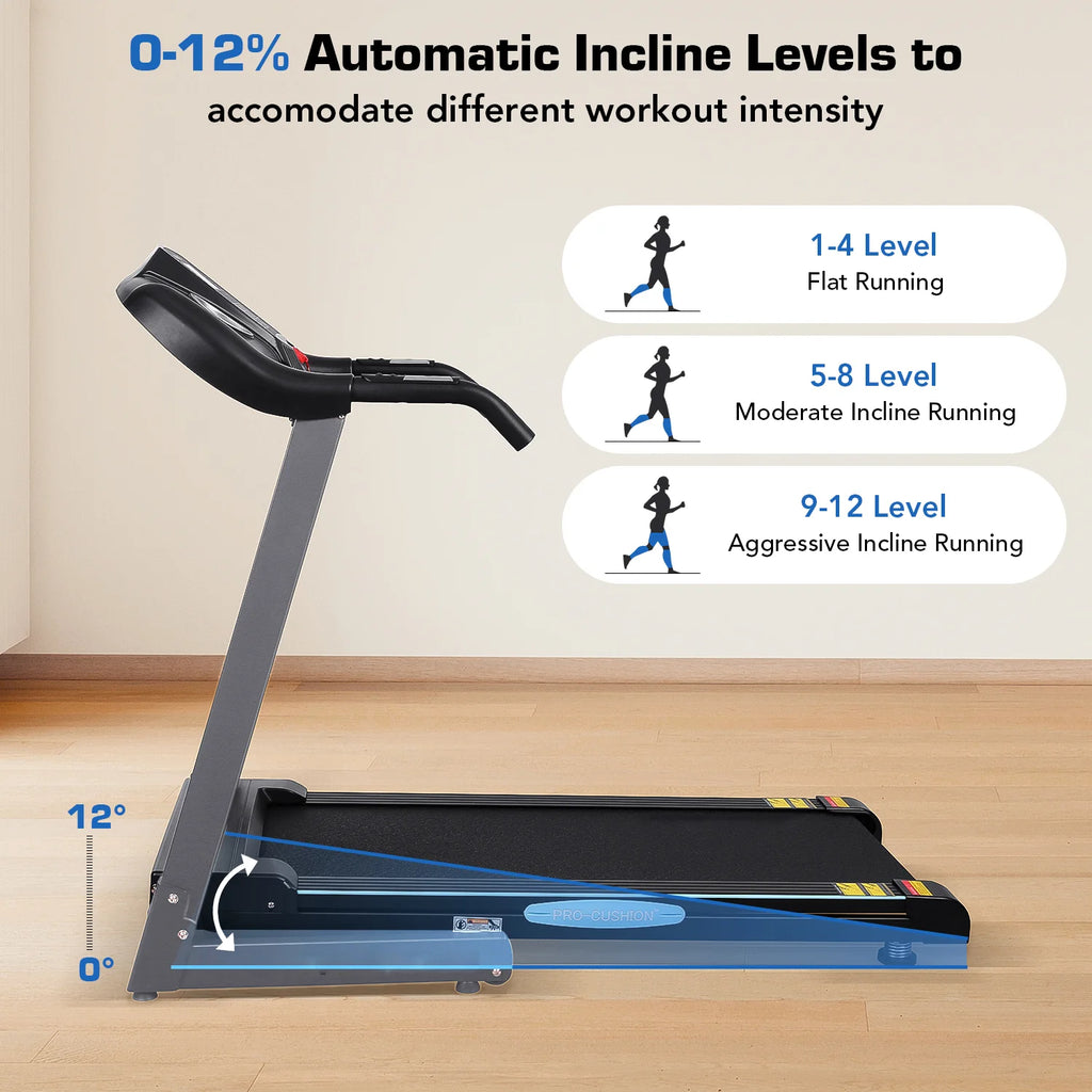 Folding Treadmill 2.5 Horse Power 15 Preset Programs Y84768