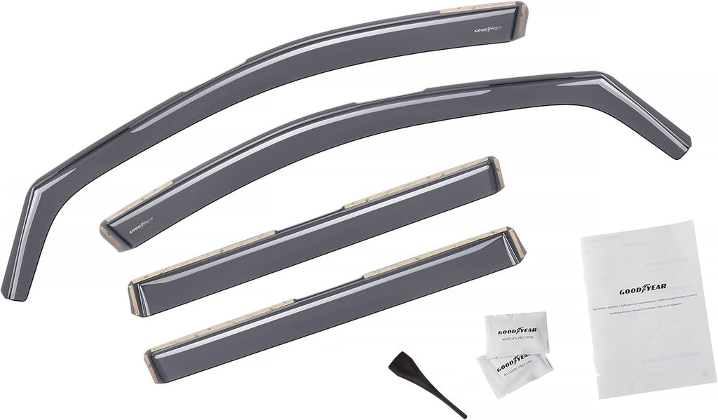 Shatterproof in-Channel Window Deflectors, 4pcs M9611