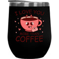 Black 12oz Wine Tumbler A142