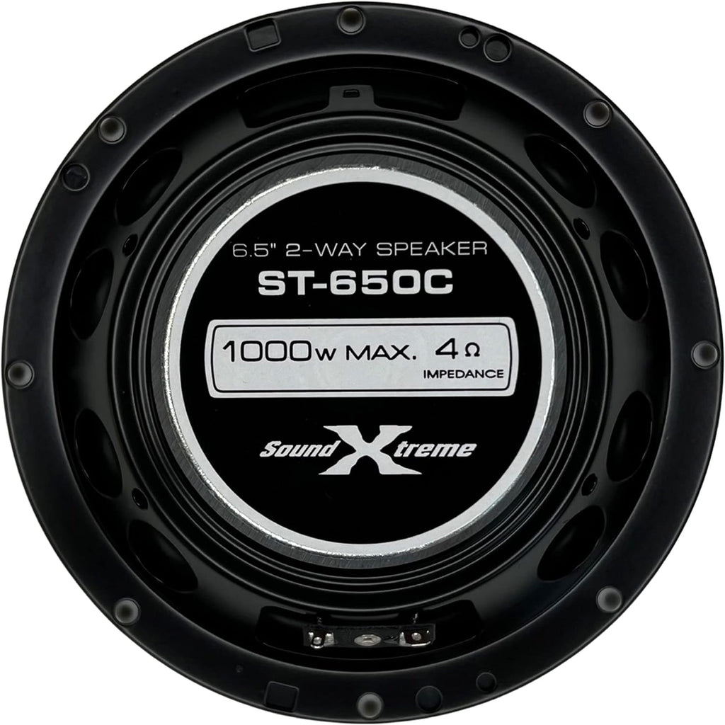 2 Pairs 6.5-Inch 2-Way Car Audio Component Speaker System U8181