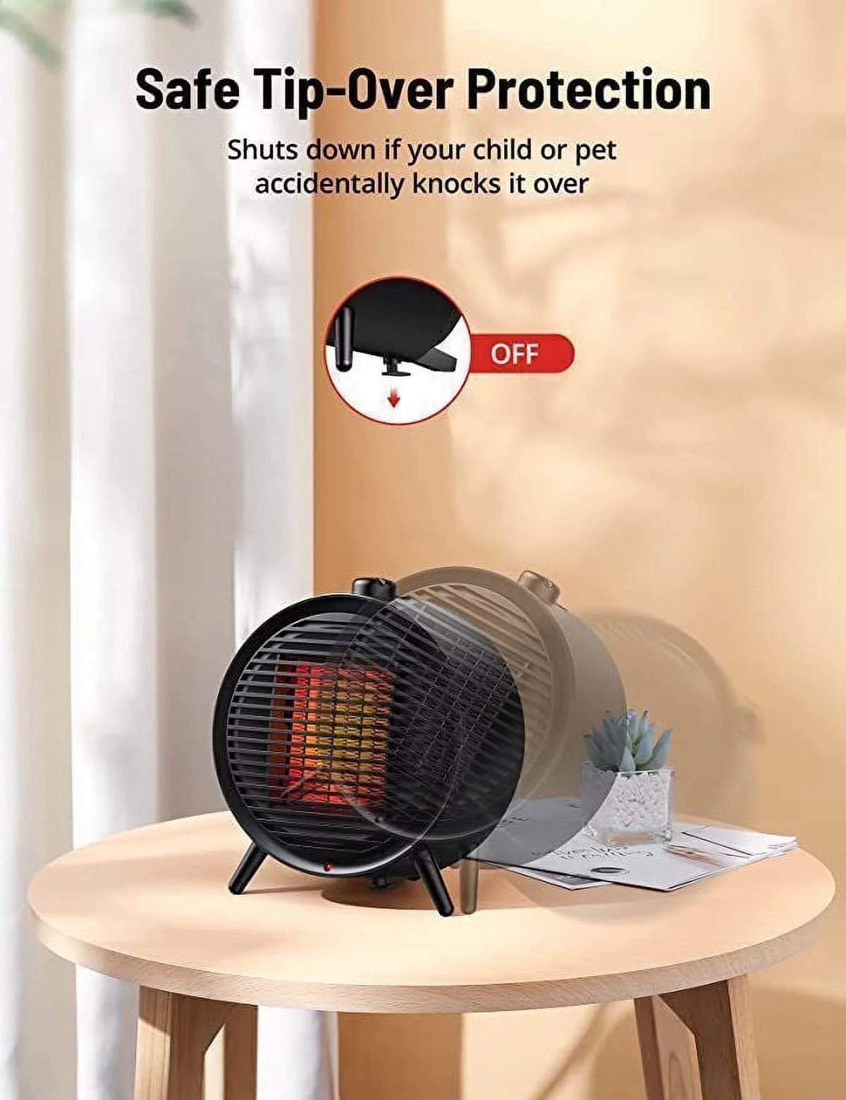 1500W Portable Electric Space Heater C5632