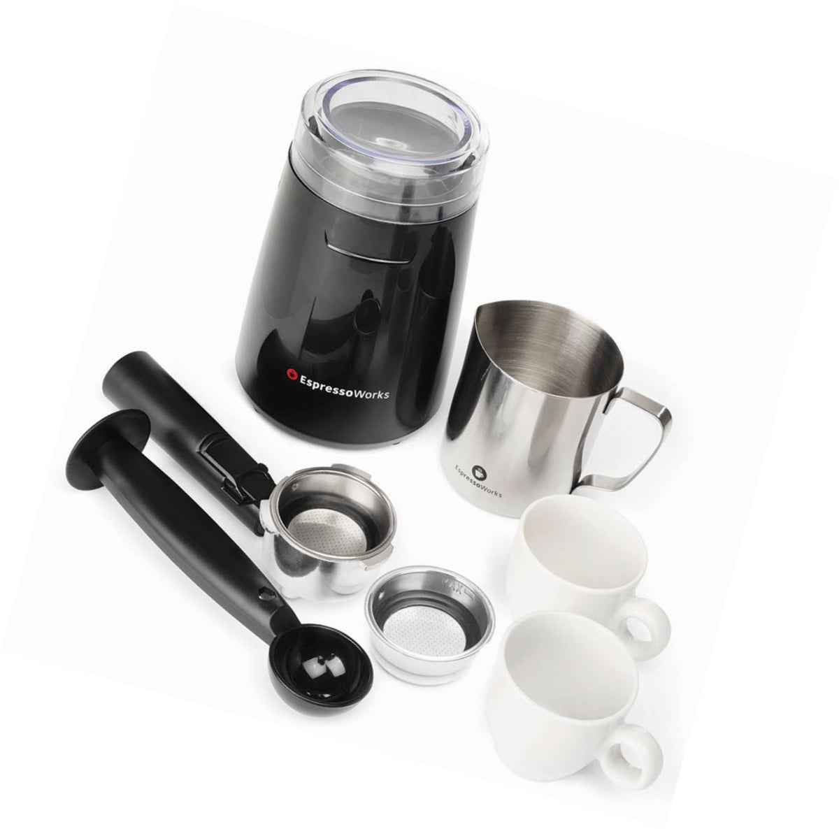 7 PC Espresso Machine and Cappuccino Maker with Built-in Steamer and Frother O5146