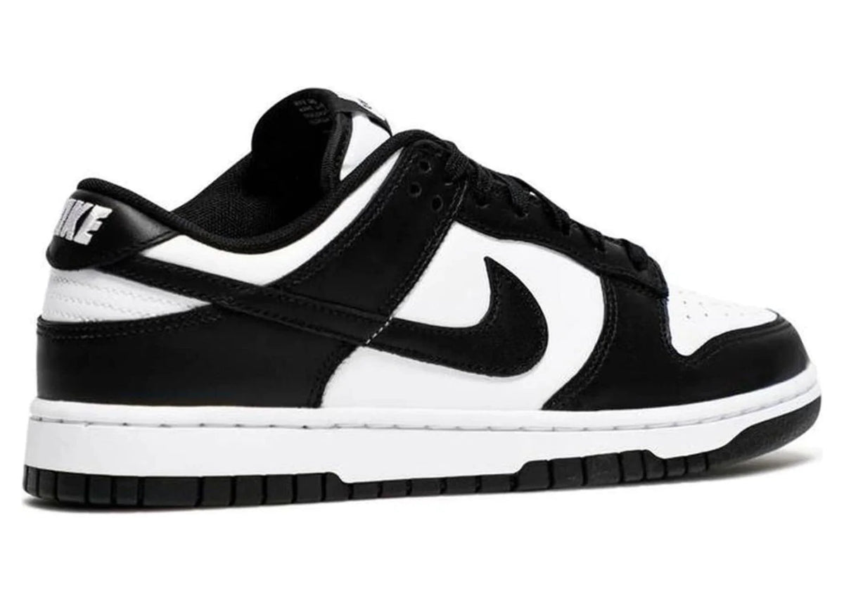 White Black Leather Sneaker Shoes H1120